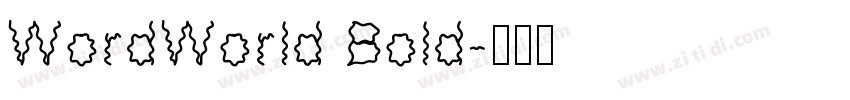 WordWorld Bold字体转换